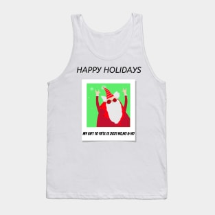 Santa Claus Christmas funny quote Holiday stocking stuffer Gift Tank Top